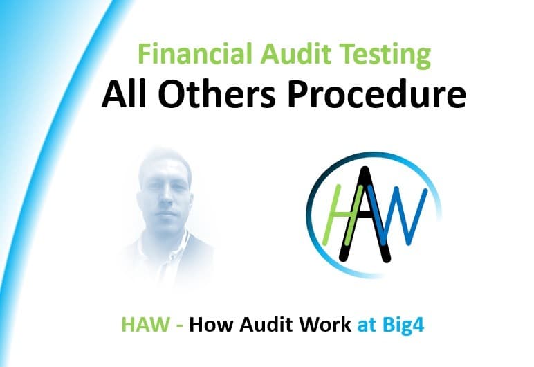 Audit Testing Procedures: All Others