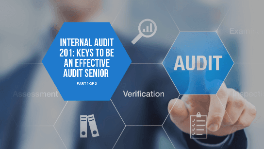 Internal Audit 201: Keys to be an Effective Audit Senior 1/2